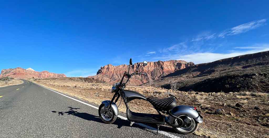 fat tire electric scooter M1P chopper 2.0